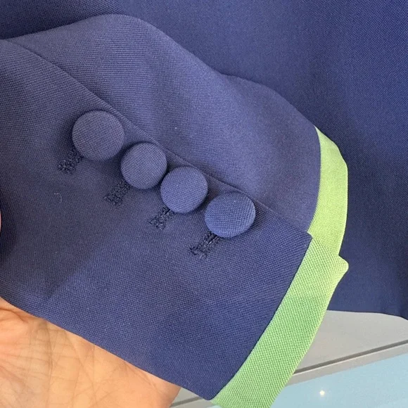 Anthropologie Maeve Colorblock Blazer Jacket - Picture 11 of 14